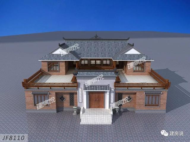 擁有一棟中式別墅，是多少人的夢想，建一個(gè)溫馨恬靜的安樂窩度過慢悠悠的溫暖歲月。