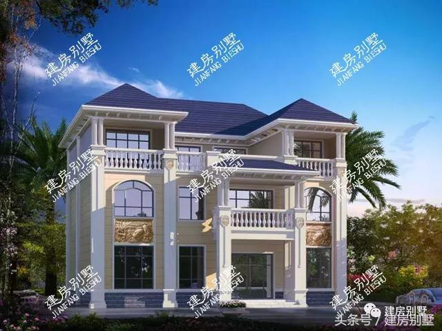 3棟三層農村別墅設計圖，簡約大氣，無論蓋哪一棟都能讓你倍有面兒