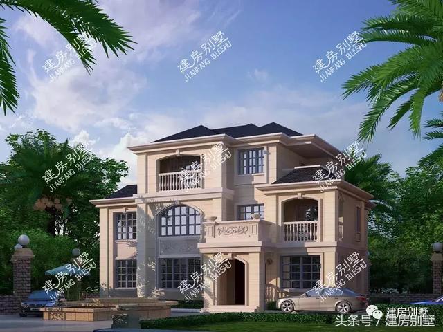 3棟三層農村別墅設計圖，簡約大氣，無論蓋哪一棟都能讓你倍有面兒