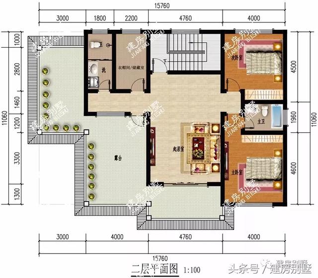 兩款好評如潮的二層別墅圖，戶型合理外觀特色，建一座屬于你的新型別墅