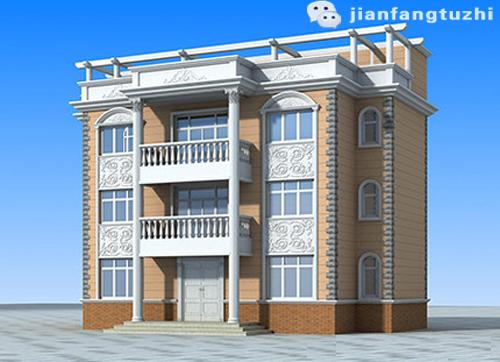 三層平頂磚混結構自建房施工圖40萬3廳10室12衛15×10.9帶佛香閣泡茶廳套房