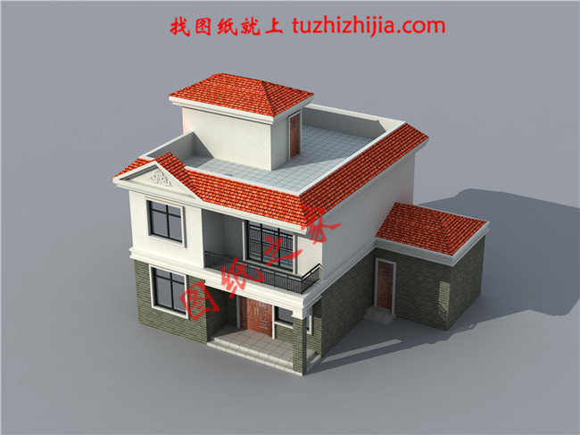 農村兩間兩層樓房設計圖，造價15萬左右，獨立的廚房設計，干凈衛生