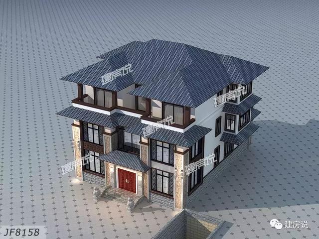 這6套農(nóng)村別墅圖超氣派！配露臺陽光房茶室影音室，室內(nèi)配備應(yīng)有盡有，隨便建上那套，一輩子就值了。