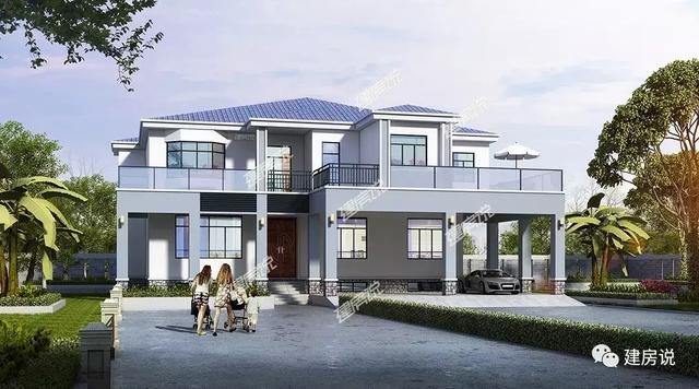 這6套農(nóng)村別墅圖超氣派！配露臺陽光房茶室影音室，室內(nèi)配備應(yīng)有盡有，隨便建上那套，一輩子就值了。