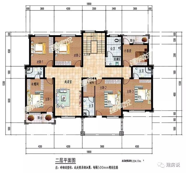 這6套農(nóng)村別墅圖超氣派！配露臺陽光房茶室影音室，室內(nèi)配備應(yīng)有盡有，隨便建上那套，一輩子就值了。