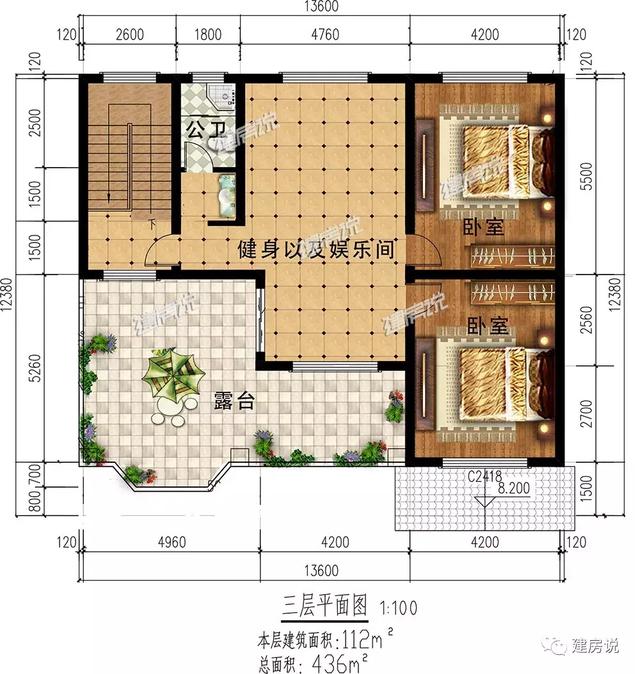 這6套農(nóng)村別墅圖超氣派！配露臺陽光房茶室影音室，室內(nèi)配備應(yīng)有盡有，隨便建上那套，一輩子就值了。