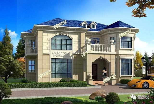  大房子有大房子的氣派，小房子有小房子的溫馨，推薦36款別墅圖，你喜歡哪個呢