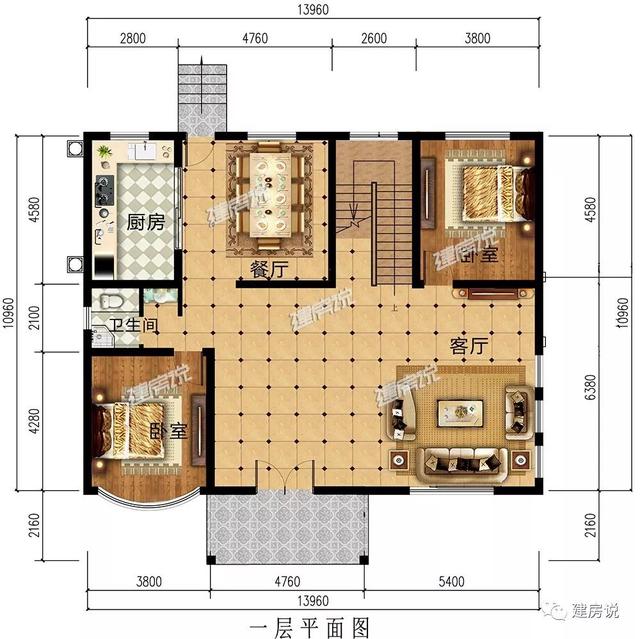  大房子有大房子的氣派，小房子有小房子的溫馨，推薦36款別墅圖，你喜歡哪個呢