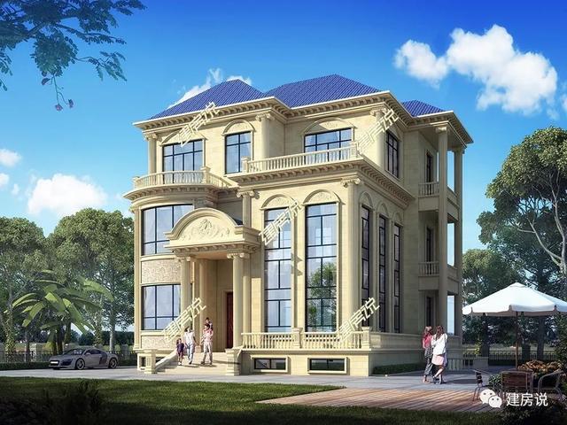  大房子有大房子的氣派，小房子有小房子的溫馨，推薦36款別墅圖，你喜歡哪個呢