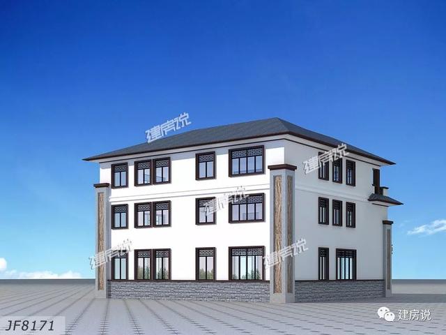 三層新中式別墅圖，顏值和布局都堪稱(chēng)別墅中的轟炸機(jī)，擁有這樣的房子簡(jiǎn)直是人生贏家啊