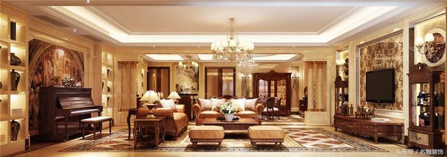 400平的豪華別墅，充滿愜意和浪漫的歐式風，真正的奢華上檔次