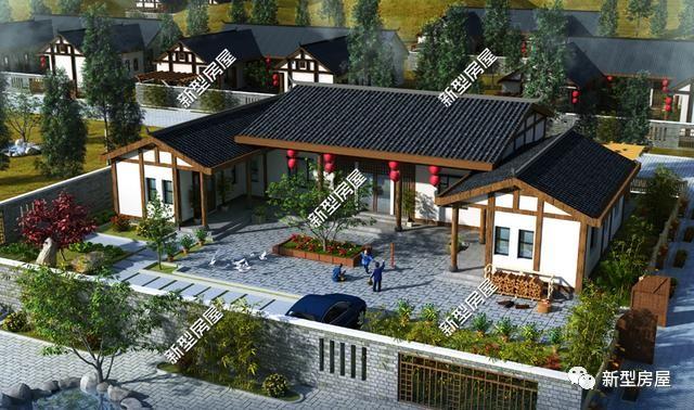 6套農村養老別墅圖，簡單卻別致中式小院堪稱最美！