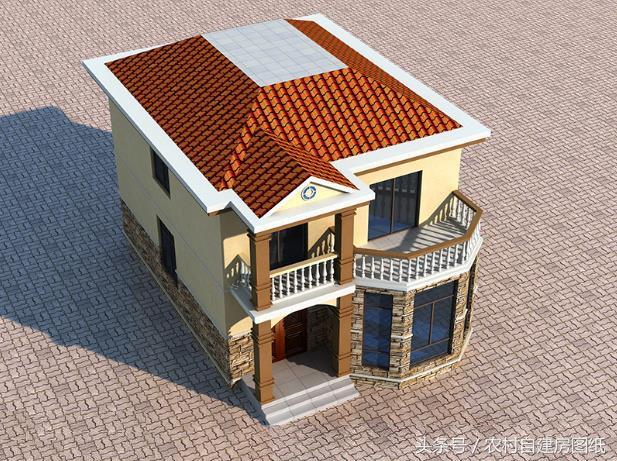 二層農村小別墅設計圖，20萬買不了房買不了好車，建套這樣的小別墅可好？