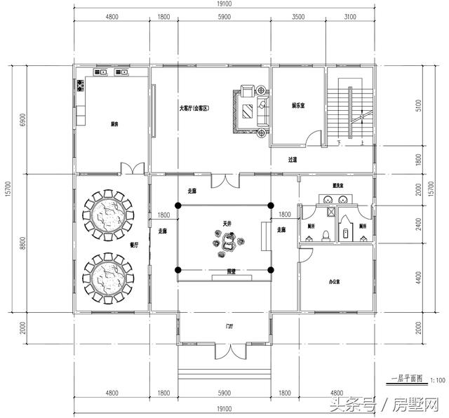 一款十分經典的新中式別墅圖紙設計，完美演繹中式傳統設計！