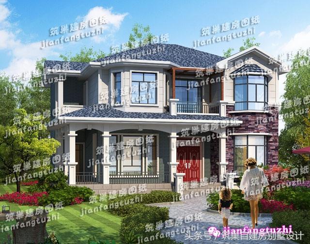 歐式VS中式：2款二層新農村自建別墅圖你更喜歡哪款呢