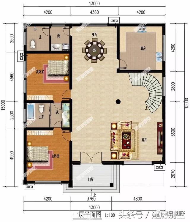 30多萬可建的三棟農村豪宅別墅圖，改變你的生活環境，從此做個精致的人兒