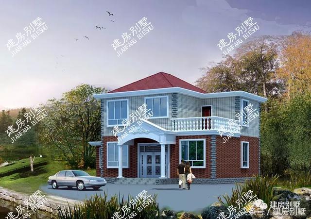 兩層別墅圖跟五六十萬的別墅相比絲毫不差，簡單實用