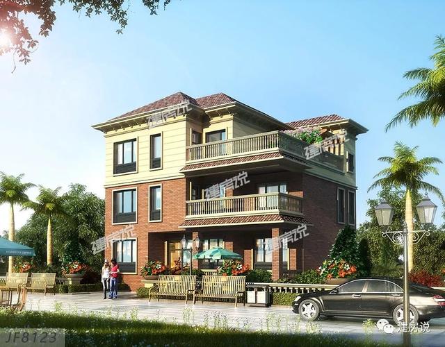 5款兄弟疊拼別墅圖，一人一層，其樂融融，平攤一戶也就15萬呢，巨劃算！