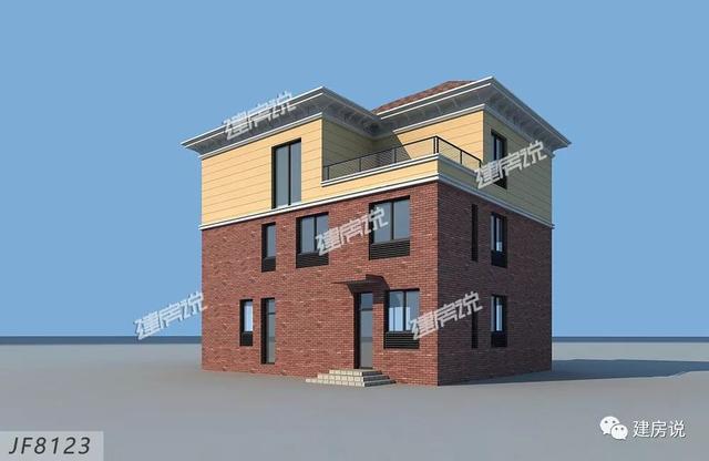 5款兄弟疊拼別墅圖，一人一層，其樂融融，平攤一戶也就15萬呢，巨劃算！