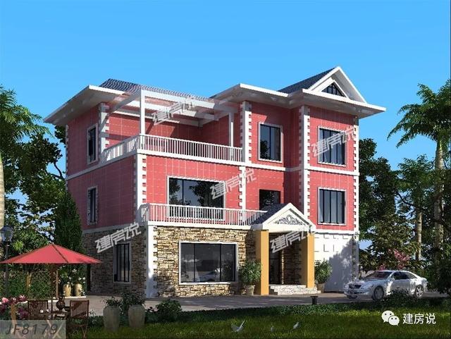 5款兄弟疊拼別墅圖，一人一層，其樂融融，平攤一戶也就15萬呢，巨劃算！