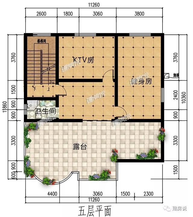 5款兄弟疊拼別墅圖，一人一層，其樂融融，平攤一戶也就15萬呢，巨劃算！