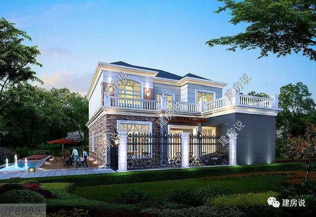 擁有一棟這樣豪華大氣的三層別墅，家庭幸福，人生美滿！