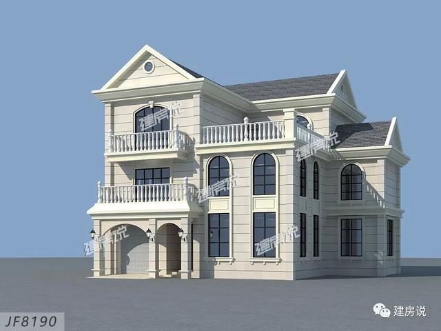 擁有一棟這樣豪華大氣的三層別墅，家庭幸福，人生美滿！