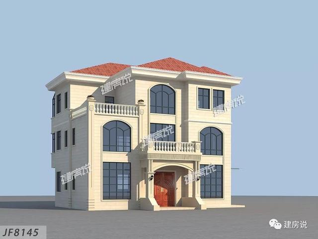 擁有一棟這樣豪華大氣的三層別墅，家庭幸福，人生美滿！