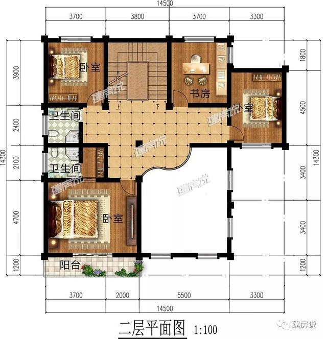 擁有一棟這樣豪華大氣的三層別墅，家庭幸福，人生美滿！