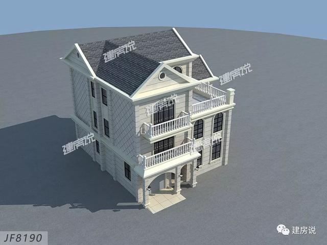 擁有一棟這樣豪華大氣的三層別墅，家庭幸福，人生美滿！