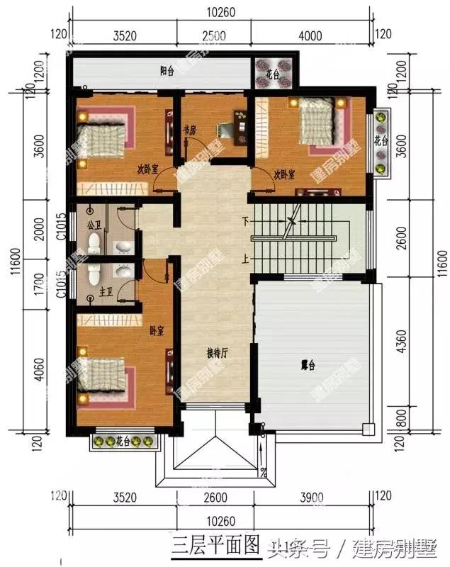 歐式三層別墅，戶型通透夠氣派，真讓人心生向往