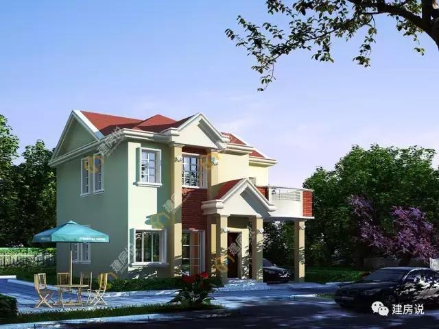 造價18萬的三棟小別墅，帶堂屋車庫老人房，外觀美，為農村生活量身定制