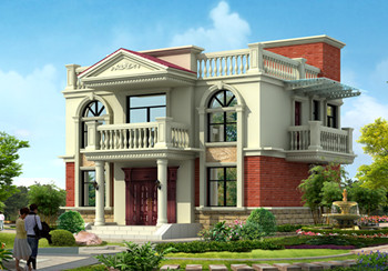 二層平頂別墅設(shè)計圖，漂亮經(jīng)濟實用二層農(nóng)村小別墅最新房屋設(shè)計圖