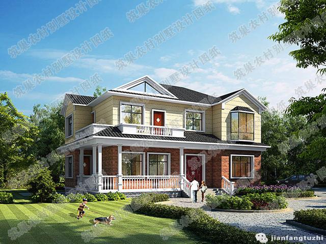 三層特色歐式城堡別墅圖，戶型精美大氣，40萬2廳6室?guī)ш柟夥啃蓍e房套房