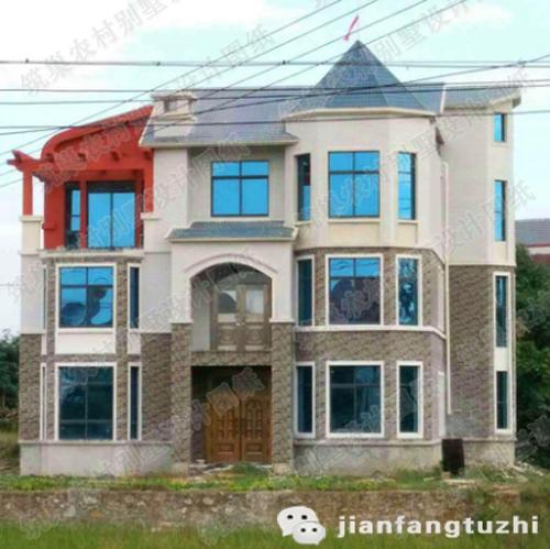 三層特色歐式城堡別墅圖，戶型精美大氣，40萬2廳6室?guī)ш柟夥啃蓍e房套房