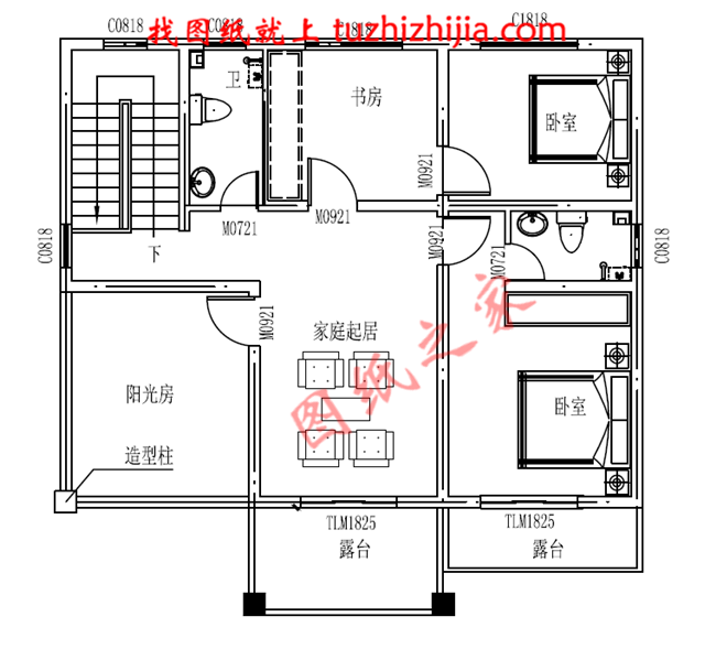 最新潮的90平方米三層房屋設計圖 ，古樸典雅又不失時尚最新潮的90平方米三層房屋設計圖 ，古樸典雅又不失時尚