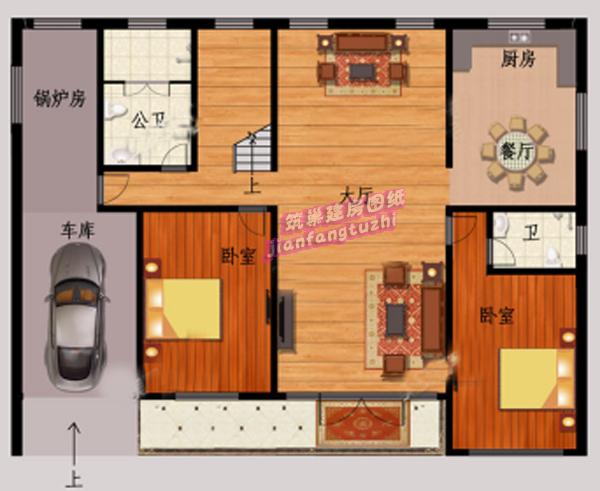 18x14米二層新農村框架自建房，帶陽光房，簡約清新。