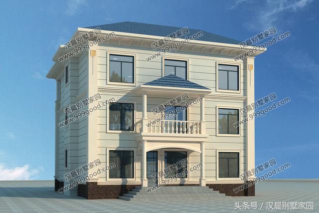 3套經典別墅圖，外觀簡約不單調，性價比超高，農村蓋房首選戶型！