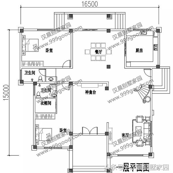 3套經典別墅圖，外觀簡約不單調，性價比超高，農村蓋房首選戶型！
