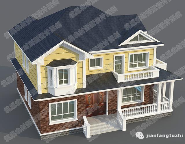 二層自建房，300㎡2廳5室帶走廊堂屋書房。