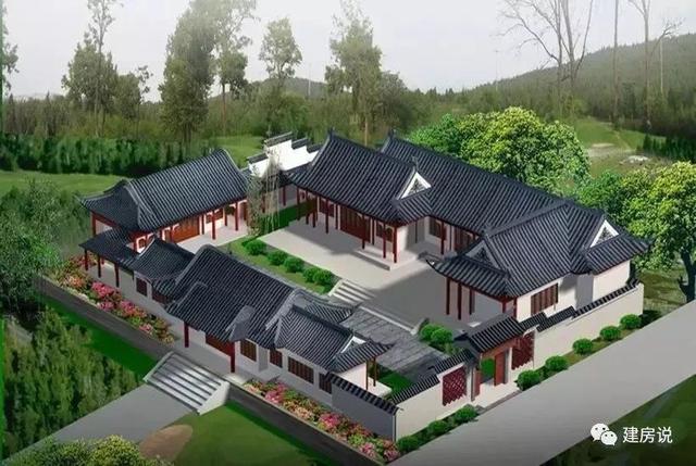 用一組別墅圖告訴你們，現(xiàn)在的中式四合院設(shè)計(jì)的真的不是一般的出彩
