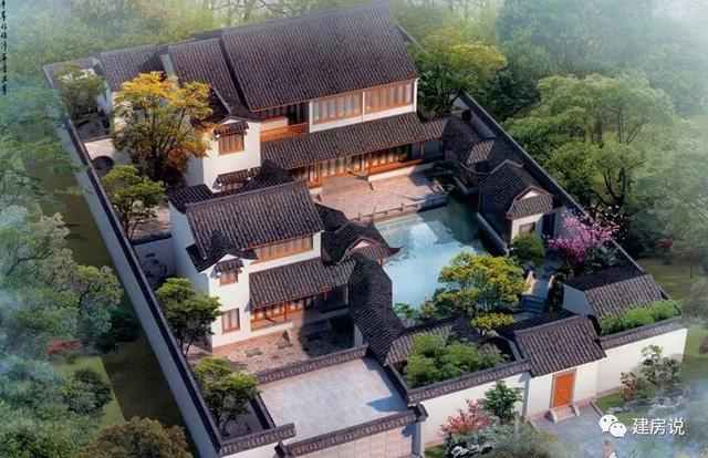 用一組別墅圖告訴你們，現(xiàn)在的中式四合院設(shè)計(jì)的真的不是一般的出彩