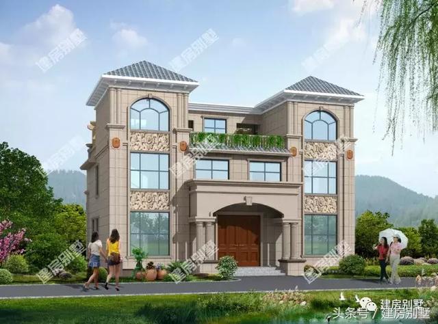 三層雙拼別墅設計圖，14.5×10米，住進去就是一種享受。