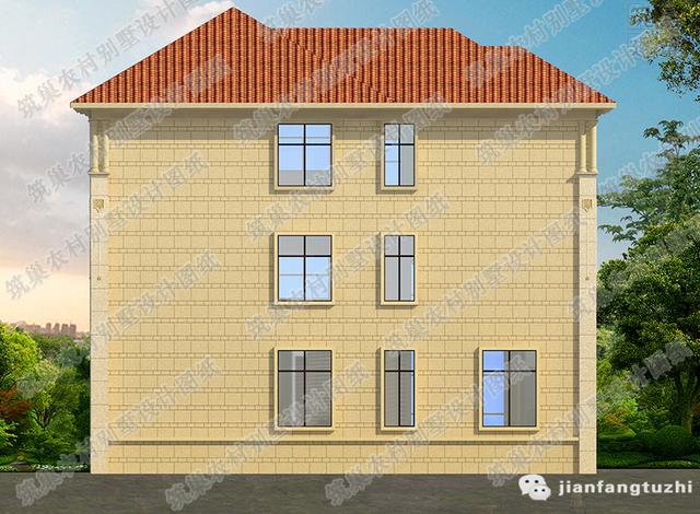 三層別墅設計圖，帶神位挑空客廳娛樂室影音室，精美闊氣，主體40萬！