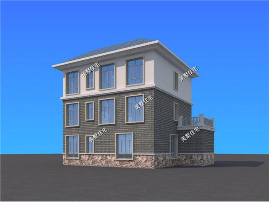 三層農村新穎小別墅，13X11米，7室2廳帶書房，住著寧靜又舒心。