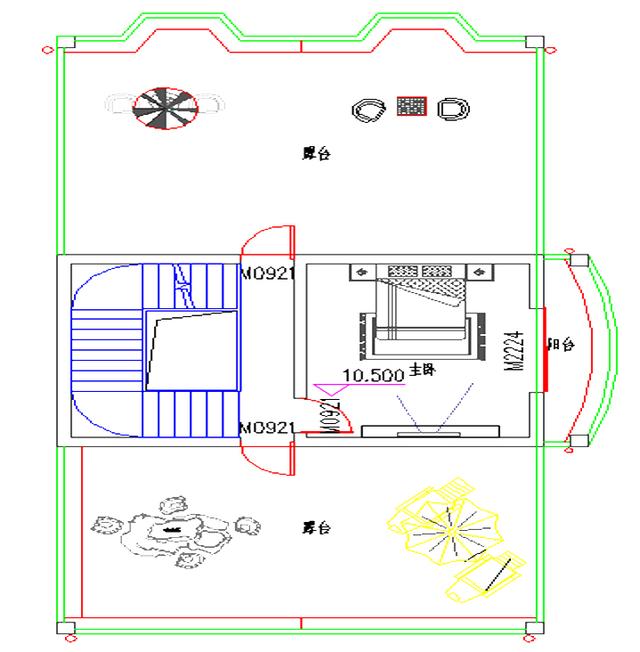 四層別墅設計圖，8×16米，帶商鋪健身娛樂室，簡約大氣。