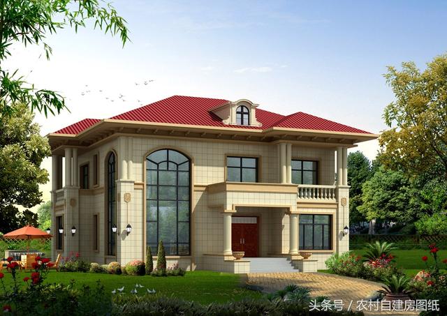 3款二層農(nóng)村小別墅，簡(jiǎn)單又實(shí)用，做法很容易，造價(jià)也都不貴，建給父母長(zhǎng)面子。