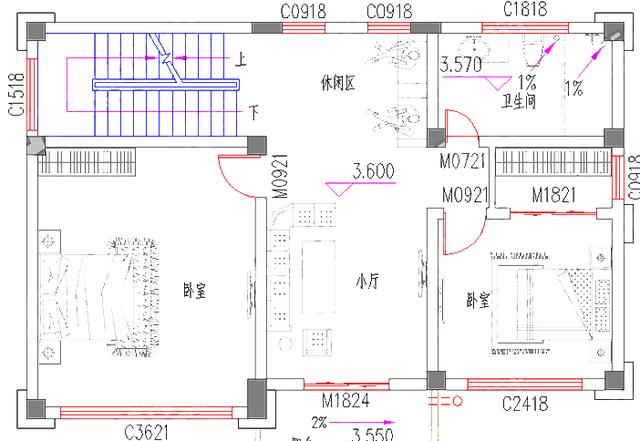 四層別墅設計圖，4廳6室帶佛堂休閑區，主體造價40萬，整體設計簡約大方，適合農村建房。