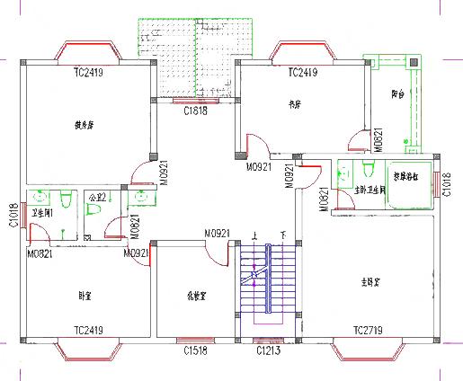三層農(nóng)村自建房，16*11米，2廳7室?guī)Ы∩矸?套房，造價40萬。