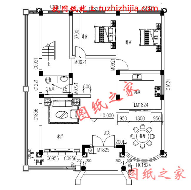 5套農村三層房屋圖，主體15萬，不用攢錢都能建